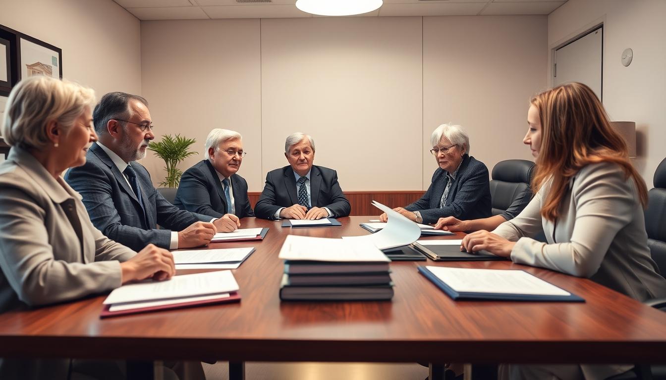 Family legal discussion support